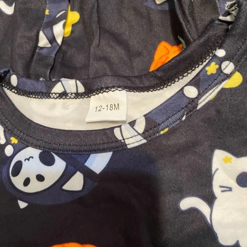 New Halloween Dress & Hair Bow